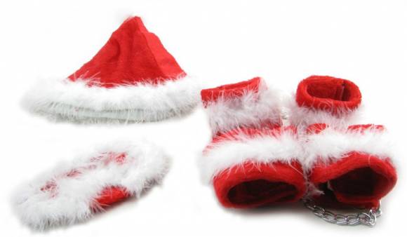 Santa handcuffs