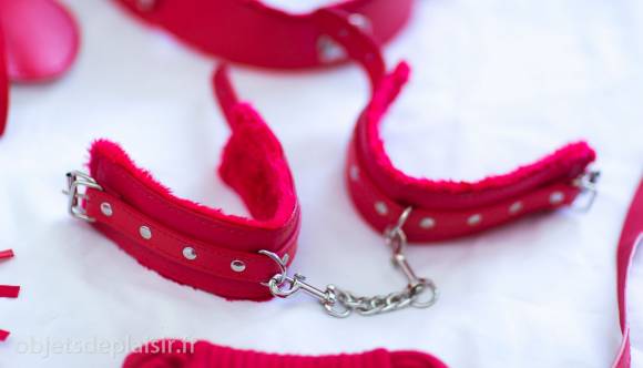 faux leather handcuffs