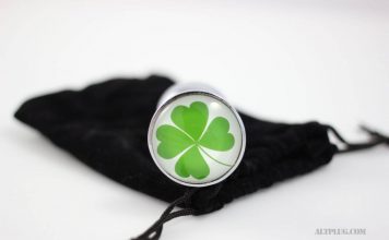 Saint Patrick's day sex toys: four-leaf clover butt plug