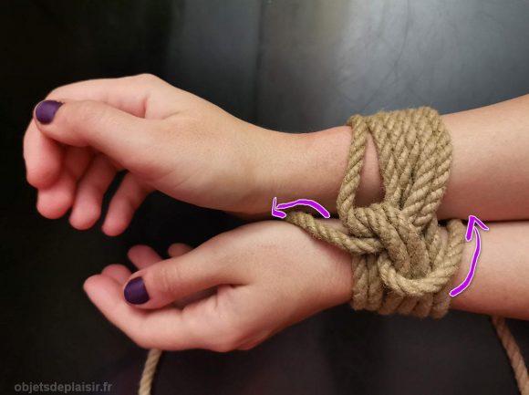 Bondage: tying wrists
