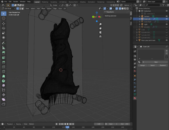3D design of the sex toy: the mould