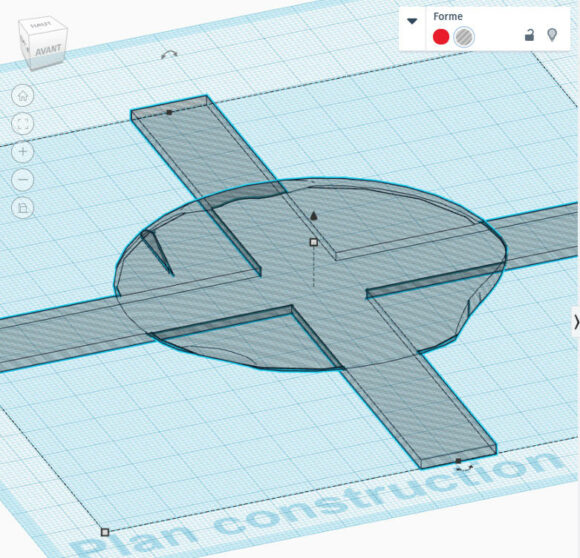 3D design of the sex toy: the mould