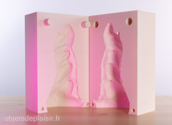 Making a silicone dildo: the mold